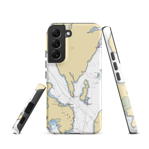 Chocolate Cove Wharf (Lubec, ME) NOAA Chart Samsung Phone Case