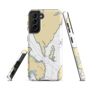 Chocolate Cove Wharf (Lubec, ME) NOAA Chart Samsung Phone Case