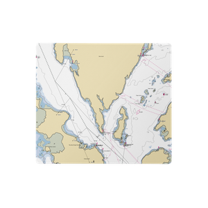 Chocolate Cove Wharf (Lubec, ME) NOAA Chart  Gaming Mouse Pad