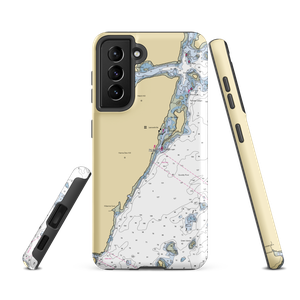 Leonardville Wharf (Lubec, ME) NOAA Chart Samsung Phone Case