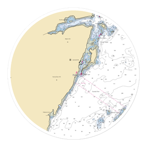 Leonardville Wharf (Lubec, ME) NOAA Chart Sticker