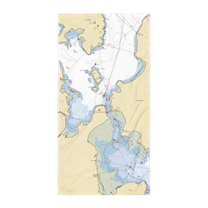 Lubec Municipal Marina (Lubec, ME) NOAA Chart Towel