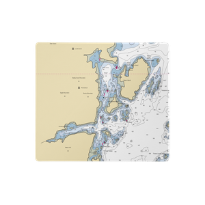 Richardson Wharf (Lubec, ME) NOAA Chart  Gaming Mouse Pad