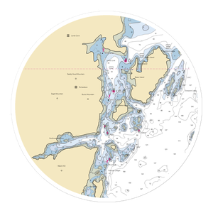 Richardson Wharf (Lubec, ME) NOAA Chart Sticker