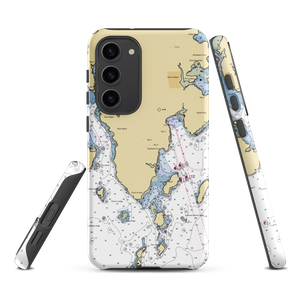 Pettegrow Boat Yard (Machias, ME) NOAA Chart Samsung Phone Case