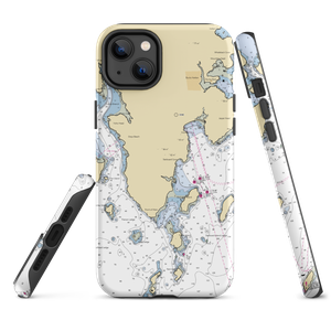 Pettegrow Boat Yard (Machias, ME) NOAA Chart  Tough iPhone Case