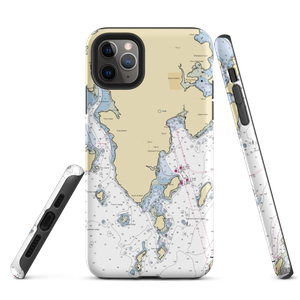 Pettegrow Boat Yard (Machias, ME) NOAA Chart  Tough iPhone Case