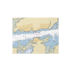 Beals-Jonesport Co-Op Inc. (Machias, ME) NOAA Chart Jigsaw Puzzle