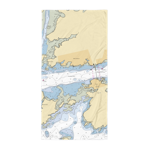 Smith's Lobster (Machias, ME) NOAA Chart Towel