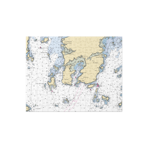 North Atlantic Lobster Sales, Inc. (Columbia Falls, ME) NOAA Chart Jigsaw Puzzle