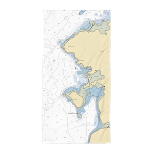 Deer Isle Yacht Club (Deer Isle, ME) NOAA Chart Towel