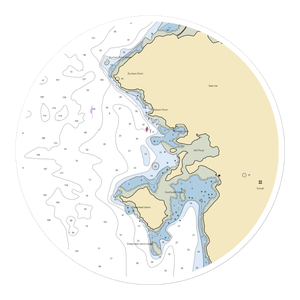 Deer Isle Yacht Club (Deer Isle, ME) NOAA Chart Sticker