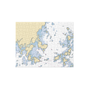  Merchants Landing Moorings (Spruce Head, ME) NOAA Chart Jigsaw Puzzle