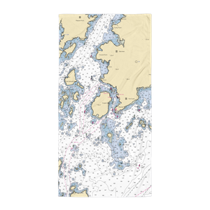 Port Clyde General Store (Tenants Harbor, ME) NOAA Chart Towel