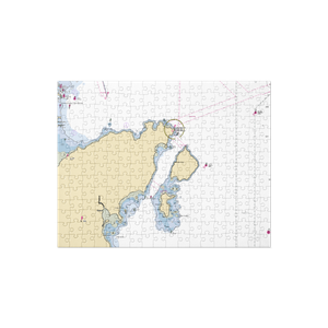 Ship to Shore Lobster Company (Thomaston, ME) NOAA Chart Jigsaw Puzzle