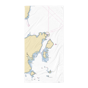 Ship to Shore Lobster Company (Thomaston, ME) NOAA Chart Towel