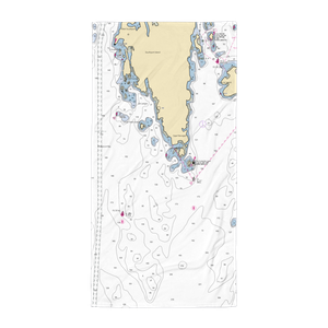 Newagen Town Dock (West Boothbay Harbor, ME) NOAA Chart Towel