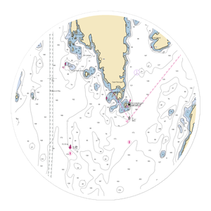 Newagen Town Dock (West Boothbay Harbor, ME) NOAA Chart Sticker