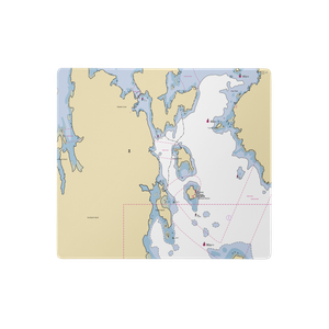 Capital Island Dock (West Boothbay Harbor, ME) NOAA Chart  Gaming Mouse Pad