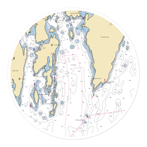 Paul E. Luke, Inc (East Boothbay, ME) NOAA Chart Sticker