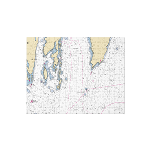 Smugglers Cove Inn (East Boothbay, ME) NOAA Chart Jigsaw Puzzle