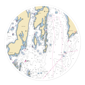 Little River Boat Club (East Boothbay, ME) NOAA Chart Sticker