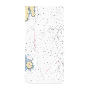 Cranberry Isles Fishermens Co-Op (Seal Harbor, ME) NOAA Chart Towel