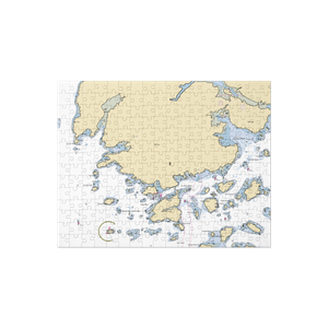 Stonington Public Dock (Deer Isle, ME) NOAA Chart Jigsaw Puzzle