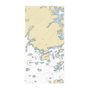 Stonington Public Dock (Deer Isle, ME) NOAA Chart Towel