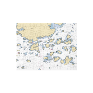 Billings Diesel and Marine Service (Deer Isle, ME) NOAA Chart Jigsaw Puzzle