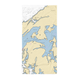 North Haven Ferry Dock (North Haven, ME) NOAA Chart Towel