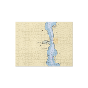 Monitor Bay Park (Paradox, NY) NOAA Chart Jigsaw Puzzle