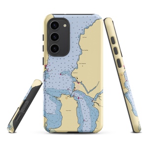 Champlain Bridge Marina (Port Henry, NY) NOAA Chart Samsung Phone Case