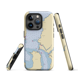 Champlain Bridge Marina (Port Henry, NY) NOAA Chart  Tough iPhone Case