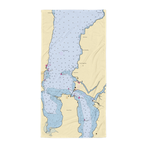 Champlain Bridge Marina (Port Henry, NY) NOAA Chart Towel