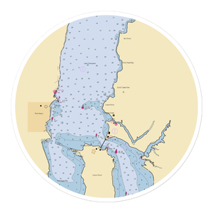 Champlain Bridge Marina (Port Henry, NY) NOAA Chart Sticker