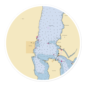 Port Henry Marina (Port Henry, NY) NOAA Chart Sticker