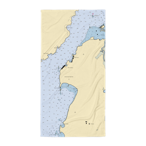 The Boat Club at Basin Harbor (Willsboro, NY) NOAA Chart Towel