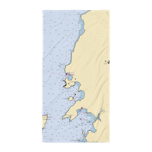 Charlotte Sailing Center (Charlotte, VT) NOAA Chart Towel