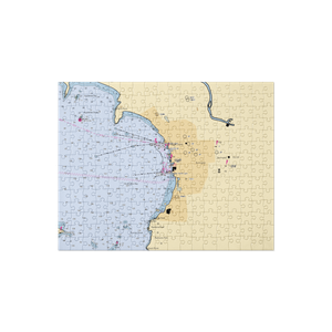 Burlington Harbor Marina (Winooski, VT) NOAA Chart Jigsaw Puzzle