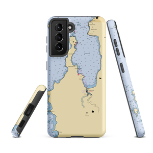 Lake Champlain Yacht Club (Charlotte, VT) NOAA Chart Samsung Phone Case