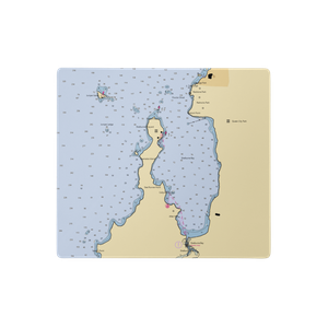 Aske Marina (Winooski, VT) NOAA Chart  Gaming Mouse Pad