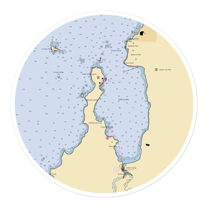 Aske Marina (Winooski, VT) NOAA Chart Sticker