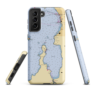 Safe Harbor Shelburne Shipyard (Winooski, VT) NOAA Chart Samsung Phone Case