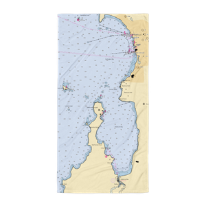 Safe Harbor Shelburne Shipyard (Winooski, VT) NOAA Chart Towel