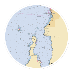 Safe Harbor Shelburne Shipyard (Winooski, VT) NOAA Chart Sticker