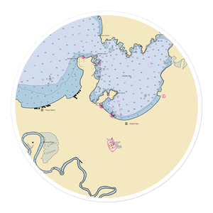 Malletts Bay Boat Club (Winooski, VT) NOAA Chart Sticker