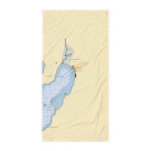 St. Albans Bay Marina (North Hero, VT) NOAA Chart Towel