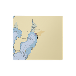 St. Albans Bay Marina (North Hero, VT) NOAA Chart  Gaming Mouse Pad