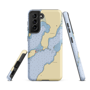 St. Albans Public Dock (North Hero, VT) NOAA Chart Samsung Phone Case